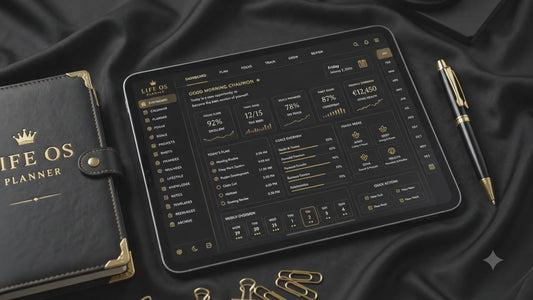Flowtero Luxury Digital Planner on iPad Pro, What you get
